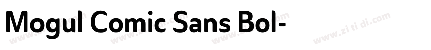 Mogul Comic Sans Bol字体转换
